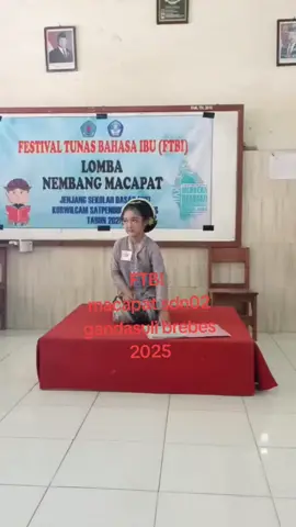 FTBI 2025  Juara 1  #Lomba macapat sd #brebesviral  #fyppppppppppppppppppppp  #fypage 