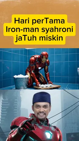 art baru 😂😁 #syahroni #ironman 