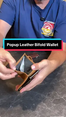 New Popup leather bifold wallet from @UC Leather has a few features that work out better than my original popup wallet #leatherwallet #popupwallet #bifoldwallet #mensleatherwallet #wallet 
