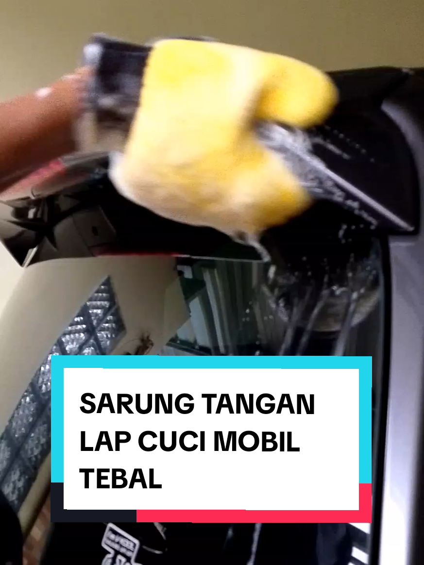 sarung tangan lap cuci mobil atau motor bahan microfiber tebal daya serap tinggi lembut tidak merusak cat kendaraan #lapmicrofiber #sarungtanganlap 