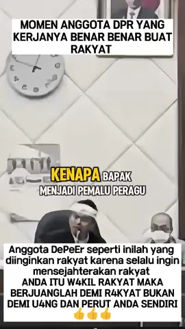 kami tidak butuh wakil rakyat  yg kerjanya joget joget yg kami butuhkan yg seperti ini ni