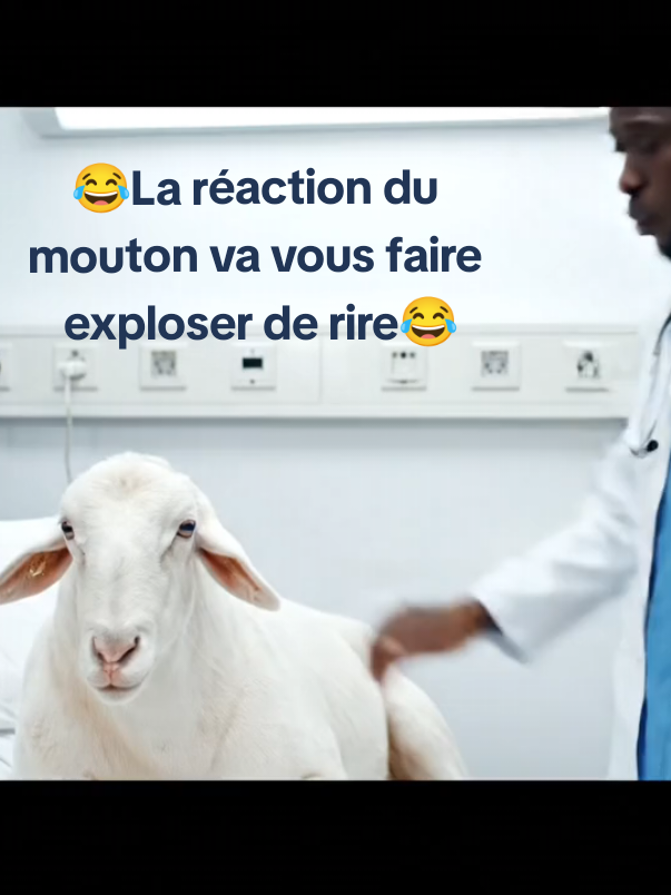 Un médecin face à un patient inattendu… un mouton ! Sa réponse va vous faire exploser de rire 😂🐑#FunnyVideo #Comedy #LOL #ViralVideo #FYP 