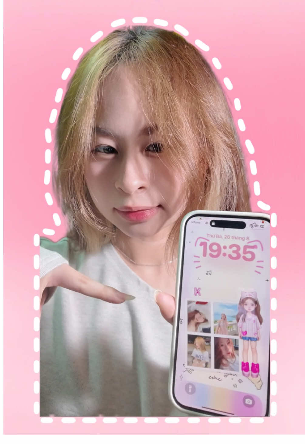 Hình nền siu cute luôn💖 @mico_widget #micowidget  #ios26 #kittyff 