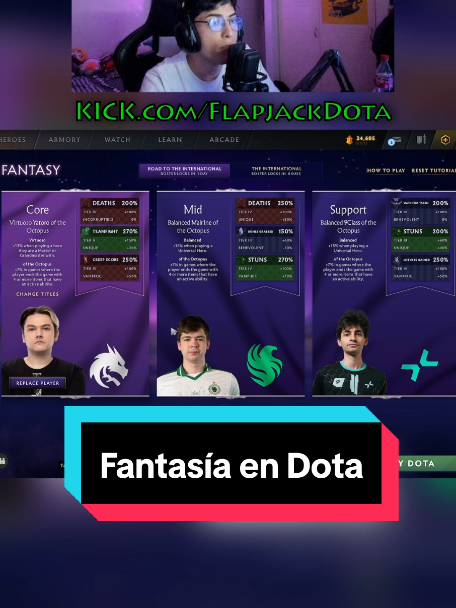 Guía para el fantasía del Ti de este año! #fantasy #dota #predicciones #ti #fantasia 