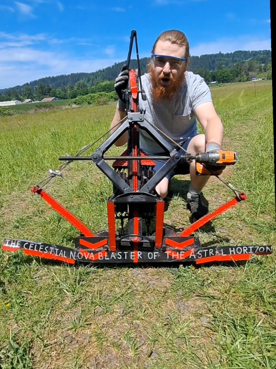 trying a new arrow #crossbow #DIY #welding #foryoupage #fyp    ...