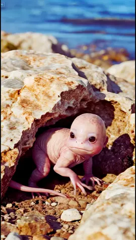 Ada penampakan makhluk langka dan misterius di pinggir pantai #makhlukaneh #fyppp #creepytok #surrealism #pantai 