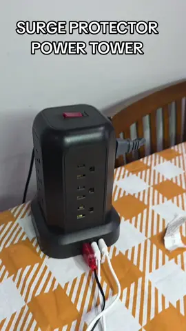 SURGE PROTECTOR POWER TOWER #surgeprotector #surgeprotectorpowerstriptower #powertower #outlets #tiktokshop 