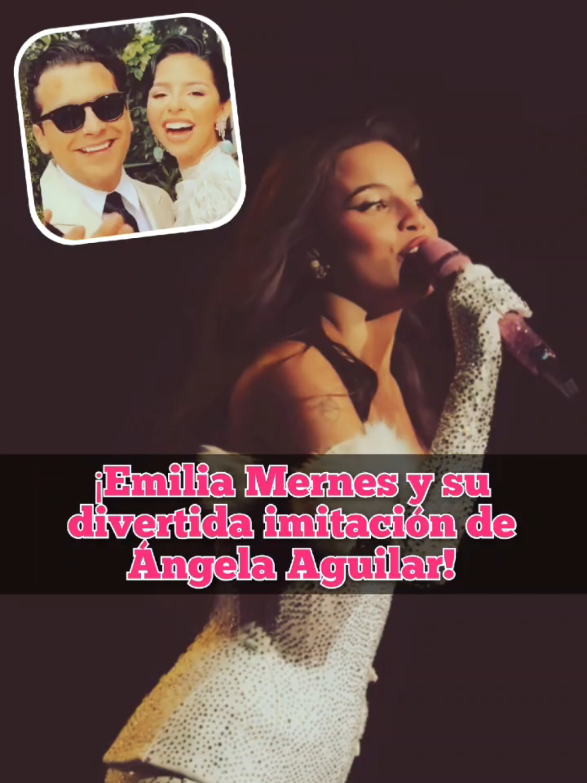 🎤✨ La cantante argentina Emilia Mernes hizo reír a todos en su concierto en México al imitar la famosa expresión de Ángela Aguilar: “¡Amoooooooor!” 😆🙌 El momento se volvió viral en redes sociales, demostrando el gran sentido del humor de Emilia y su carisma con el público. 🌟📲 #EmiliaMernes #ÁngelaAguilar #ChicoFarandula #Viral #Humor 