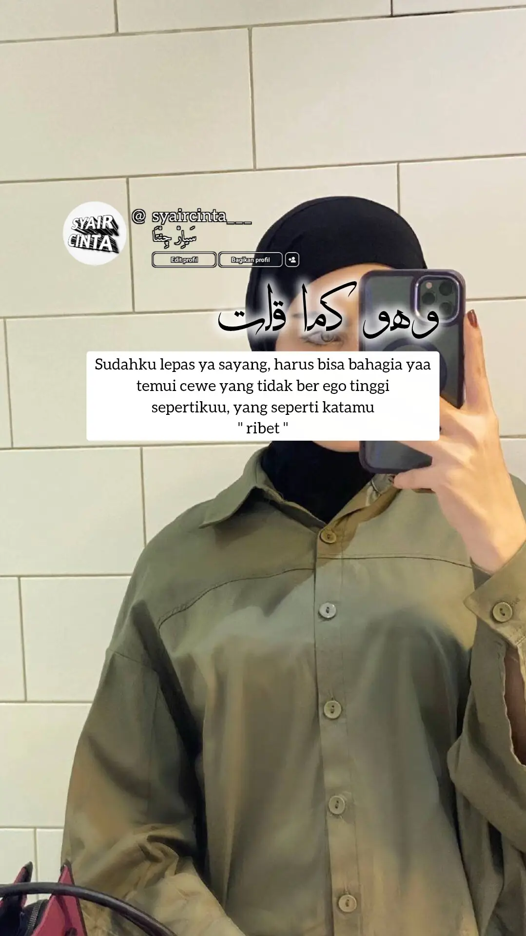 #quotes #syaircinta #syairarab #sadvibes #fyp 