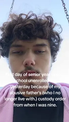I want to go to school, they can enroll me, I live in district, they just will not allow me. #school #senior #Summer #childofdivorce #gay 
