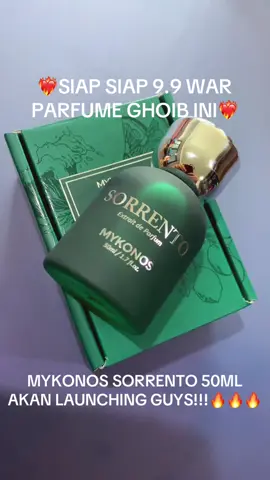 siap banget war parfume ghoib ini!🔥🥵 MENYALA MYKONOS SORRENTO 50ML AKAN LAUNCHING 9.9🔥😎 #mykonossorrento#mykonosparfum#mykonos#parfumviral#parfumereccomended 