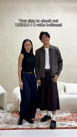 ​ Make room, wide bottoms are taking over! 👖​ Slip into the comfort and style of wide silhouettes from our UNIQLO : C collection. ​ Full lineup launching 5 Sep in Orchard Central Global Flagship, Jewel Changi Airport and online stores. Partial lineup available at selected stores. ​ #Uniqlo #UniqloSG #LifeWear #UniqloC #WideBottoms ​