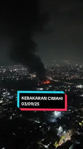 Kebakaran Cimahi hari ini,  gudang area Kolmas Cimahi (03/09/25)  #kebakaran #kebakarancimahi #cimahi #kolonelmasturi  @INFOCIMAHI 
