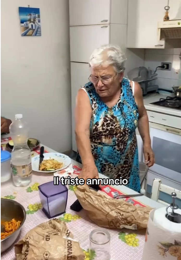 Il triste annuncio
