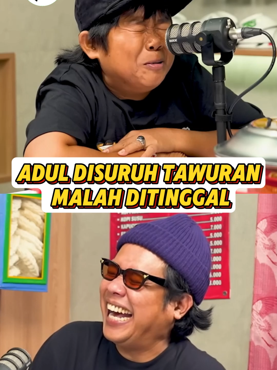 ADUL DISURUH TAWU*AN MALAH DITINGGAL 😂 Tonton selengkapnya di YT HAS Creative - PWK. Bersama Gofar Hilman dan Adul. #klip #podcast #lucu #ngakak #ketawa #kocak #ketawaitusehat #PodcastWarungKopi #PWK #adul #adulgemilang #adulgemilangfishing