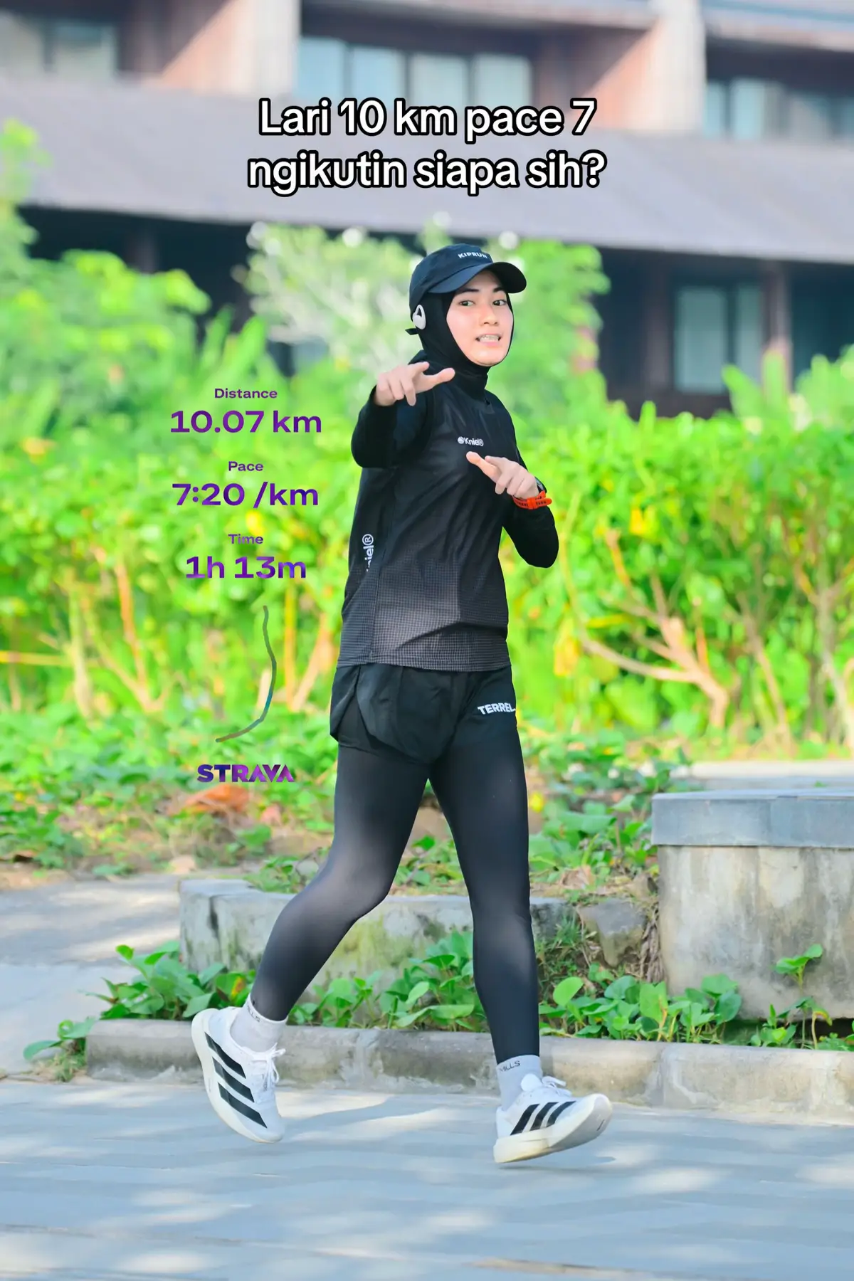 Pace 7 tapi harus tetep kalcer 🫵🏻 #pelarikonten #Running #runtok #pelarikalcer 