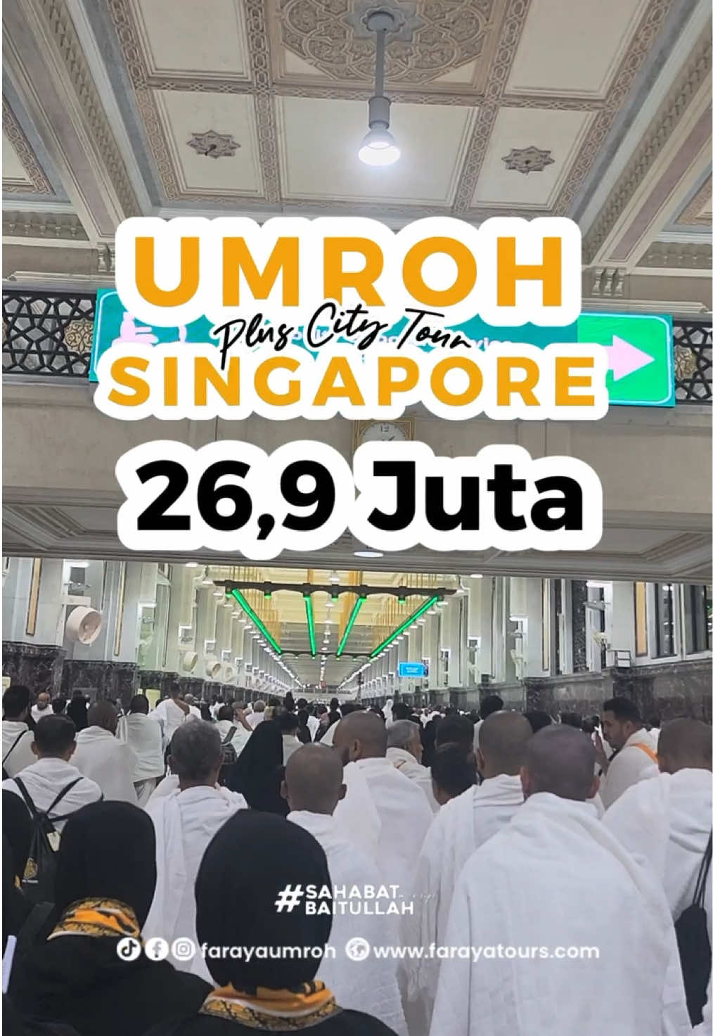 Bismillah, Paket umroh plus citytour Singapore cukup dengan 26Jtan aja😇🤲 ------- #SahabatBaitullah, sudah siap memenuhi panggilan Allah ke Tanah Suci? Jangan tunda lagi, karena setiap langkah menuju Baitullah adalah investasi akhirat! ✨ 🌍 Kenapa Harus Umroh Sekarang? ✅ Pahala Berlipat – Setiap doa yang dipanjatkan di Tanah Suci memiliki keutamaan luar biasa. ✅ Rezeki Mengalir – Umroh bukan hanya perjalanan spiritual, tapi juga jalan pembuka keberkahan hidup. ✅ Hati Lebih Tenang – Bertamu ke rumah Allah akan membawa kedamaian dan kebahagiaan yang tak tergantikan. 🙌 FARAYA TOURS – Teman Setia Perjalanan Suci Anda! ✨ Terdaftar Resmi di Kemenag RI ✨ Bimbingan Ibadah dengan Ustadz Berpengalaman ✨ Pelayanan Ramah, Profesional, dan Amanah ✨ Paket Lengkap & Nyaman dengan Harga Terjangkau 📢 Kuota TERBATAS! Jangan sampai tertunda lagi! Daftarkan diri Anda dan keluarga sekarang untuk perjalanan umroh yang tak terlupakan. 📞 Info & Pendaftaran 📲 0812-9295-5005 (HP/WA) 📌 Instagram: @farayaumroh 🕋 “Allah memanggil hamba-Nya yang dikehendaki untuk bertamu ke Baitullah. Jangan sia-siakan kesempatan ini!” 🕊✨ Tag teman & keluarga yang ingin berangkat umroh tahun ini! 💙 #Umroh2025 #singapore #umrohplusdubai #TravelUmroh                     