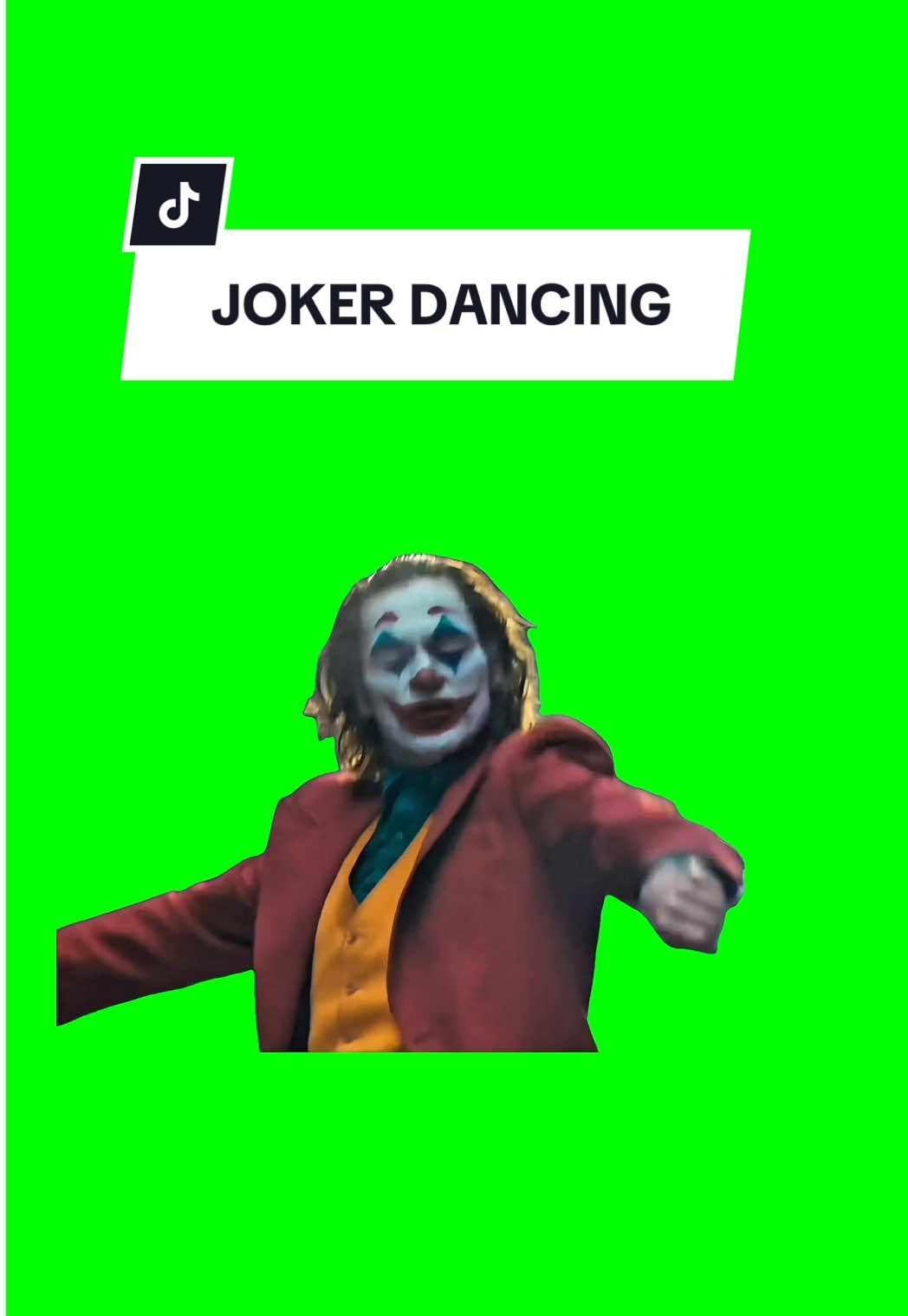 #CapCut JOKER DANCING #meme #greenscreen #fyp #joker 
