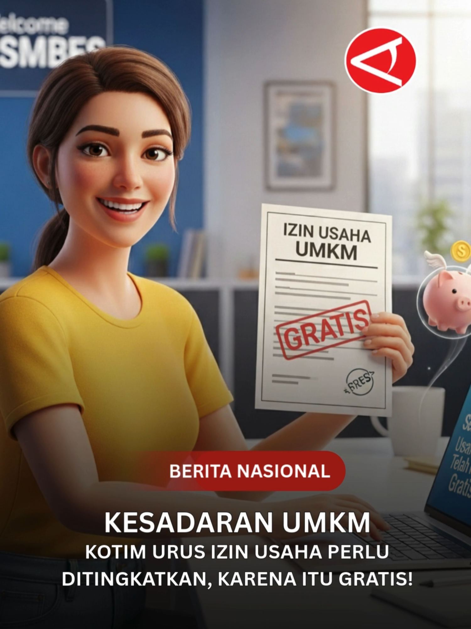 🚀 Usaha tanpa izin ibarat rumah tanpa pondasi. DPMPTSP Kotim mengingatkan, izin UMKM itu GRATIS dan jadi kunci agar usaha makin dipercaya serta mudah berkembang. Sudahkah UMKM-mu punya izin usaha? 💡 📲 Cerita lengkapnya inspiratif banget dan wajib kamu baca! 👉 Follow sosial media ANTARA Kalteng untuk info keren dan inspiratif lainnya! 📖 Baca selengkapnya di: https://kalteng.antaranews.com #UMKM #Kotim #PerizinanUsaha #LarizBoss #ANTARAKalteng #UMKMBerdaya #UMKMMaju #IzinUsahaGratis #KotimHebat #Kalteng #KawalAntaraKalteng Pewarta : Norjani