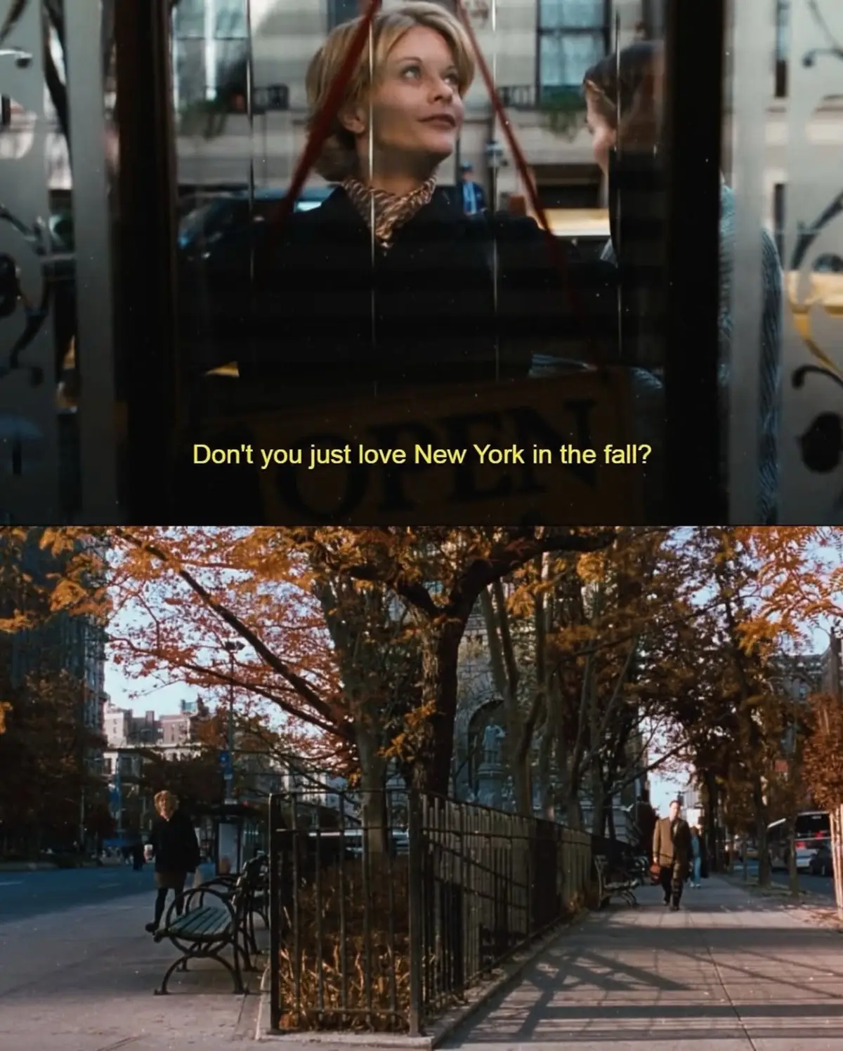 You’ve Got Mail (1998) . . . #youvegotmail #megryan #tomhanks #90s #autumn 