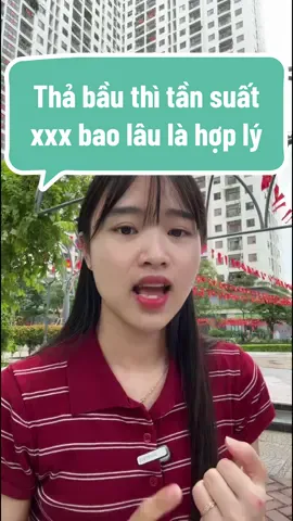 Thả bầu tần suất bao nhiêu là hợp lý??? #mongcon #sinhlynamkhoa #xuhuong #mentifam 
