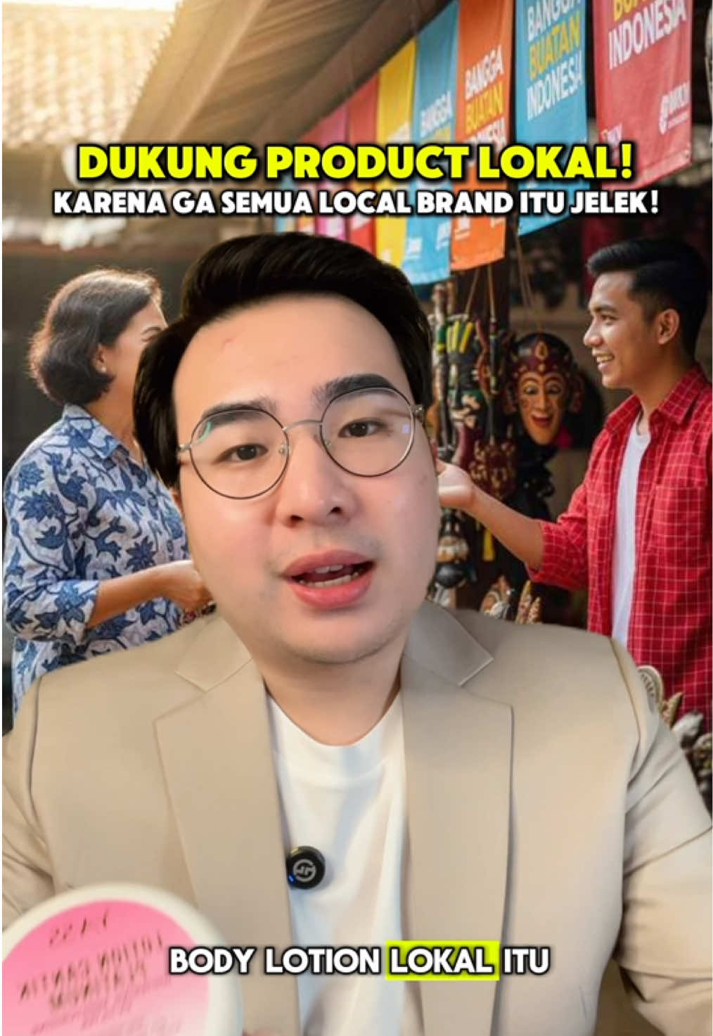 Support product lokal Indonesia 🇮🇩  Jangan malu pakai brand-brand anak bangsa termasuk body lotion kayak dari yass beauty ini, dok Gio bakal lebih banyak bahas product #localpride begini supaya ekonomi indonesia bisa lebih baik, lotion ini udh bagus karena ada instant efek, kandungan nya juga oke. Tapi Semoga saran nya bisa di terima dan body lotion ini makin baik lagi kedepan nya #bodylotion #mencerahkan #bodycare #cerah