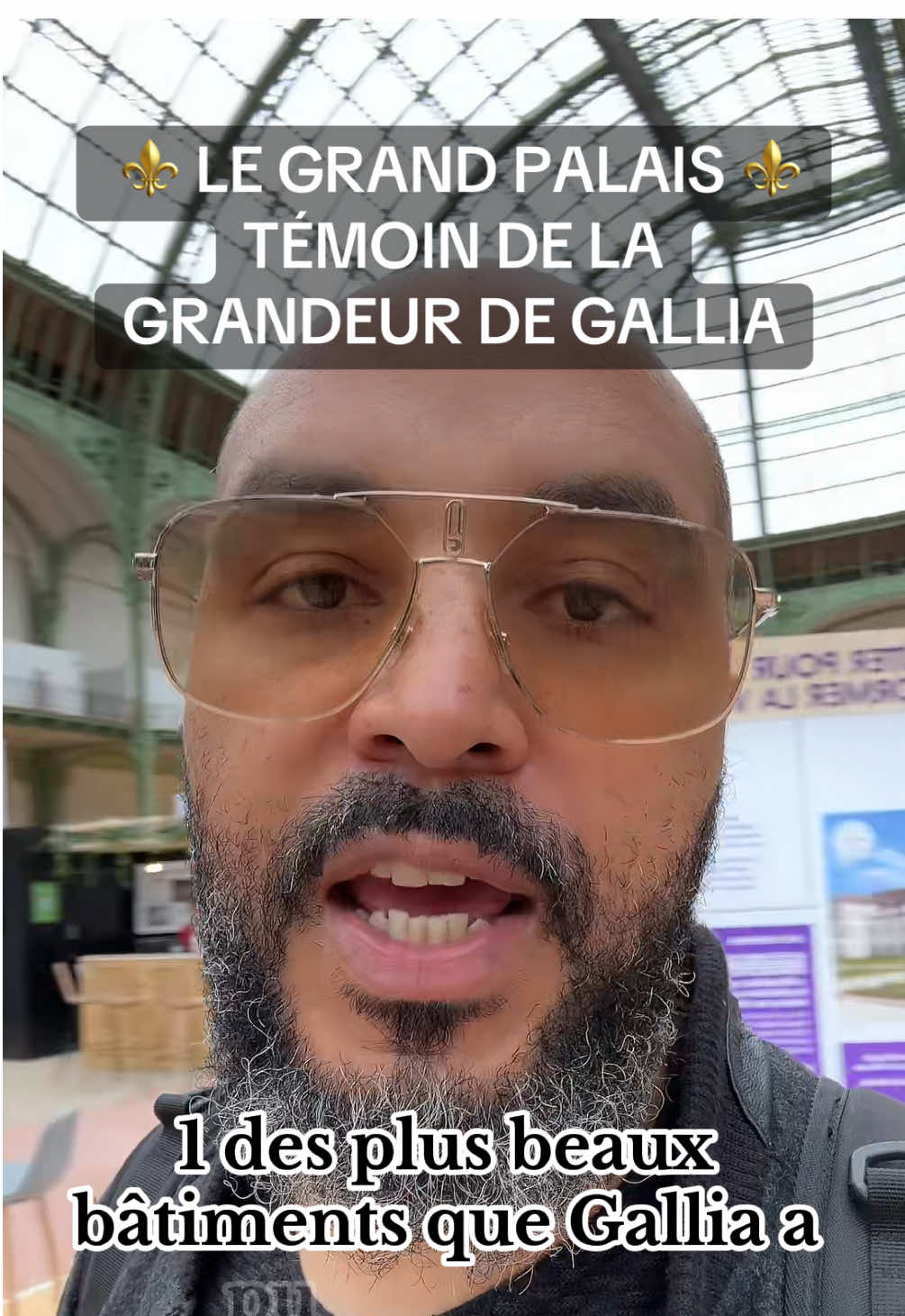 LA GRANDEUR DE #GALLIA  EST INDISCUTABLE après avoir vu de vos yeux le témoignage que nos ancêtres nous ont laissé dans le Fer, dans le Verre et dans la Pierre ⚜️ #Histoire #architecture #GrandPalais #SatPaint 