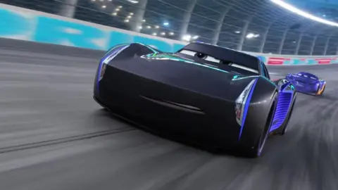 Дэнчик лидировал, пусть и недолго 😔… #JACKSONSTORM #DANNYSWERVEZ  #fyppppppppppppppppppppppp #cars3 #carspixar 