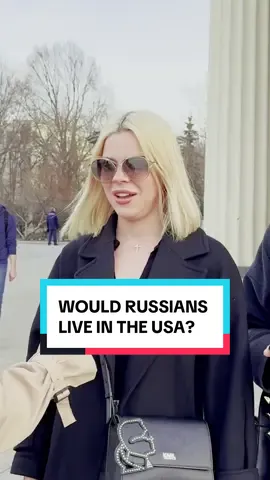Would Russians live in the USA? I decided to ask and find out! 🇷🇺🇺🇸 #russia #usa🇺🇸 #russiangirl 
