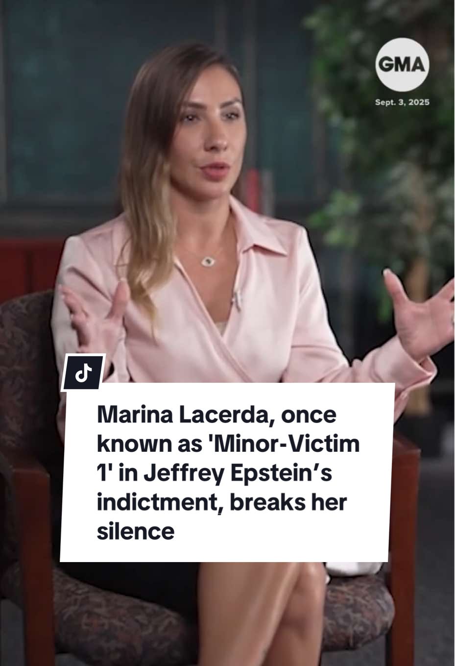 Marina Lacerda, once known as 'Minor-Victim 1' in Jeffrey Epstein’s indictment, breaks her silence, telling Linsey Davis she suffered years of abuse, and calls for transparency in the case. Watch the interview TONIGHT on @abcnewslive PRIME with @linseydavis08. 