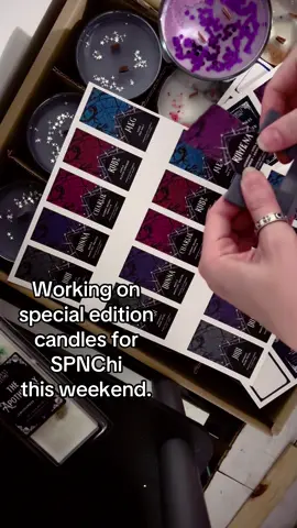 Who will we see at #spnchi? We’ll have all our regular Supernatural candles along with some new blends! If you won’t be there, we’ll have a preorder next week. #creationcon #spnfamily #supernatural 