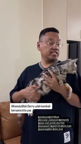 Uya kuya berhasil mendapatkan kucingnya kembali setelah dijarah masyarakat  #uyakuya #demonstrasi 
