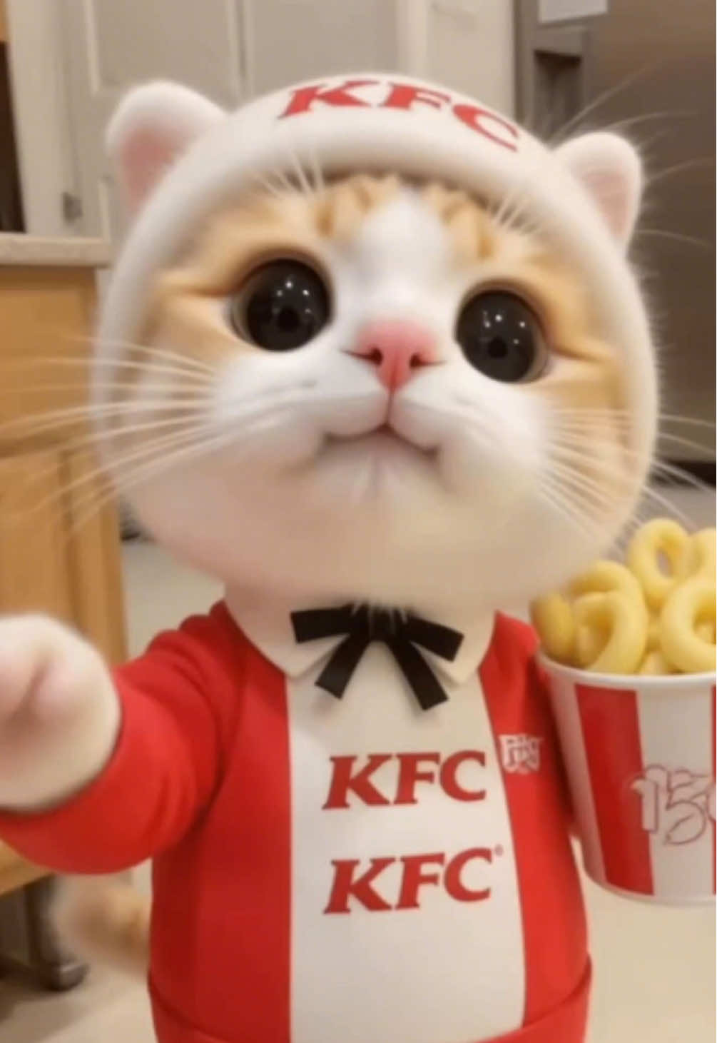 ケンタッキーを食べに来い～ #cute #cat #kitten #猫 #かわいい 