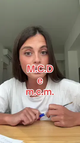 Calcoliamo il massimo comune divisore e il minimo comune multiplo tra due numeri #perte #neiperte #andiamoneiperte #MCD #mcm 