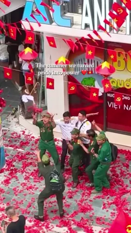 Every glance, a spark of pride. Every smile, a touch of love. Every word, a voice of unity. The radiant summer fades, until we meet again ❤️‍🔥🇻🇳💐 #A80 #quockhanh #cuuchienbinh #vietnamtoiyeu #wigotourist 