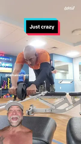 How about the guy break dancing in the back. #breakdancing #weightlifting  #gym 