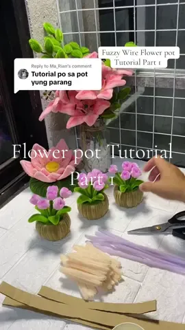 Replying to @Ma_Rian Fuzzy wire pot Tutorial Part 1  #fuzzywire #fuzzywireflowers #fuzzywires #handmadeflowers #fuzzywireflower #crafts #craft #handmadecraft 