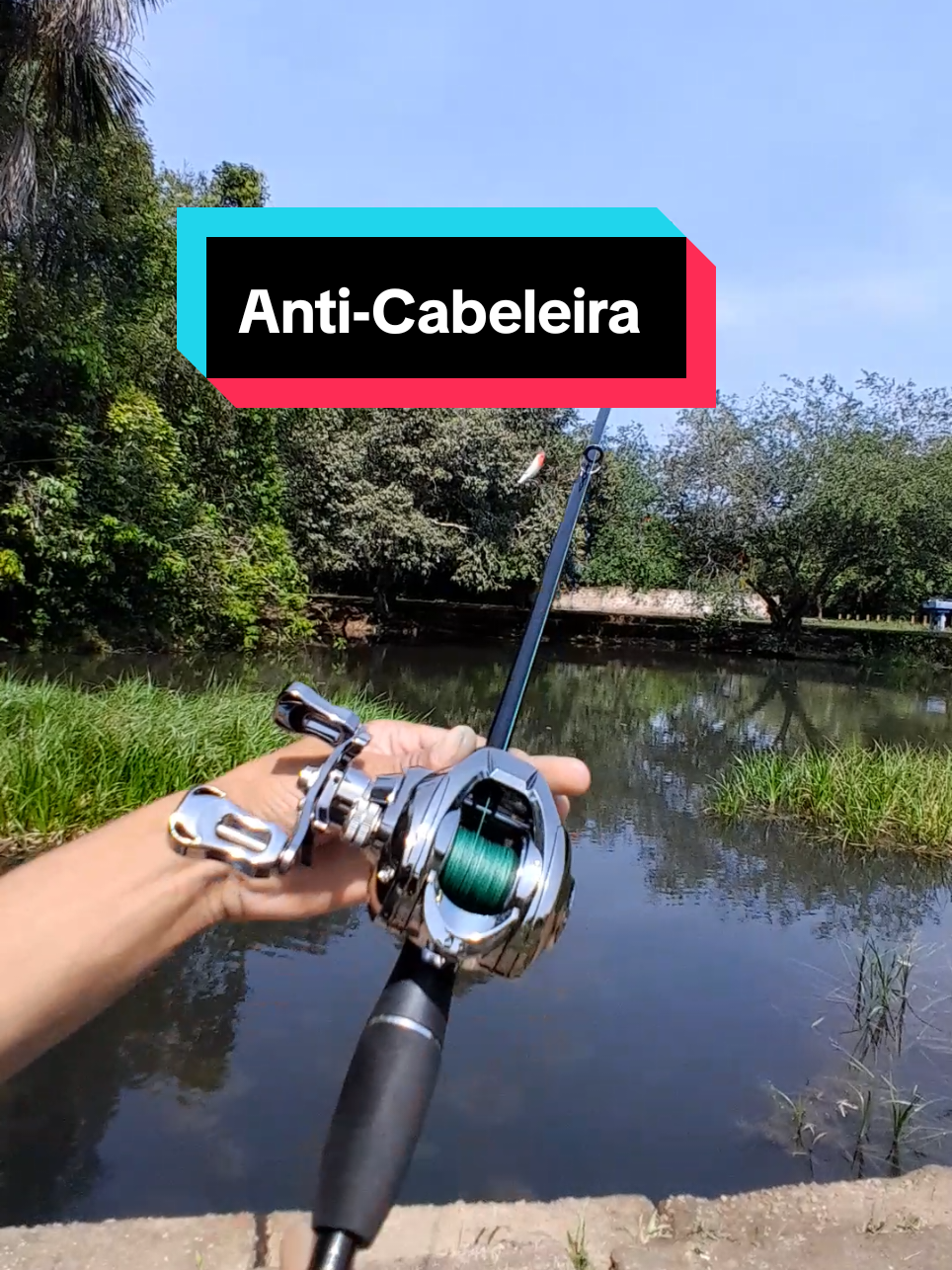 carretilha Anti-Cabeleira  #joyfox #carretilha #pescador @JOYFOX Brazil 