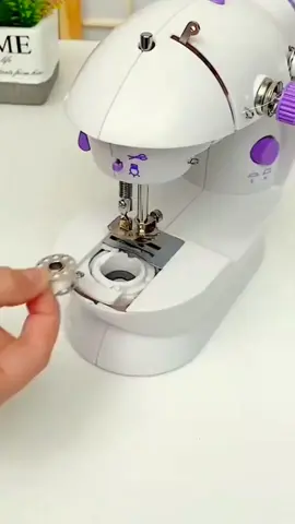 sew anywhere, anytime! 🧵✨ this mini sewing machine is perfect for quick fixes and diy projects. so easy to use! #minisewingmachine #sewinghacks#portablesewing #tiktokmademebuyit#fyp