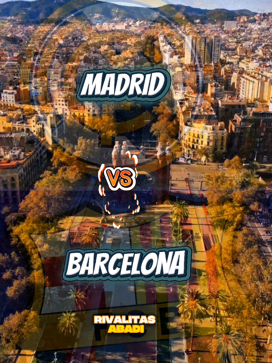 Spanyol, Madrid vs Barcelona Mana kota favoritmu!? #facts  #madrid  #barcelona  #spanyol 