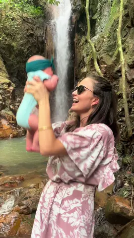 In my baby feels🥹. #costarica #waterfall #costaricatravel #babygirl #mybaby 