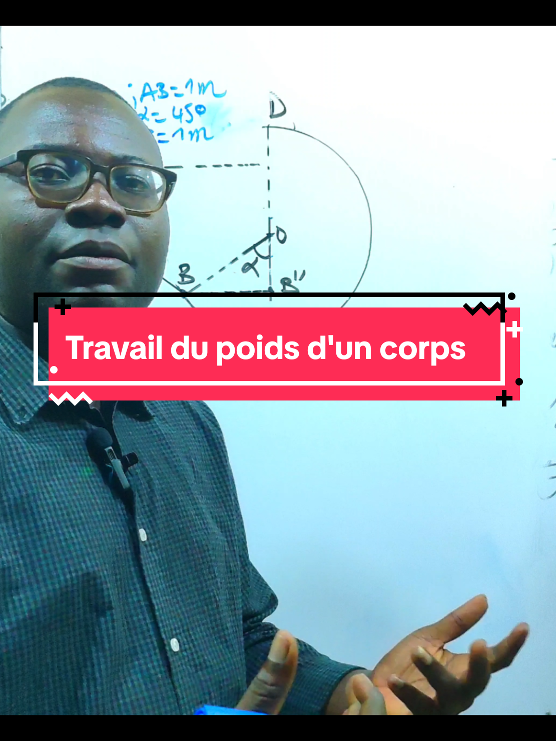 Comment déterminer le travail du poids d'un corps sur un plan incliné ? #physiquechimie #terminalspé #tiktokfrance 