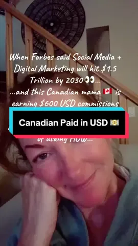 Follow & Save…I’m Canadian 🇨🇦 but I get paid in USD 💵. Digital & Affiliate Marketing is projected to hit $1.5 TRILLION by 2030, and I’m earning $600 commissions from my phone. Most people scroll by 👀… but if you’re ready, comment HOW 