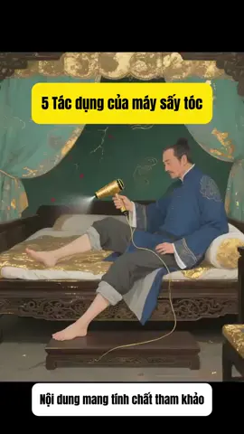 5 tác dụng của máy sấy tóc mà bạn chưa biết #chamsocsuckhoe #baithuocdangian #yhoccotruyen #suckhoe #maysaytoc 