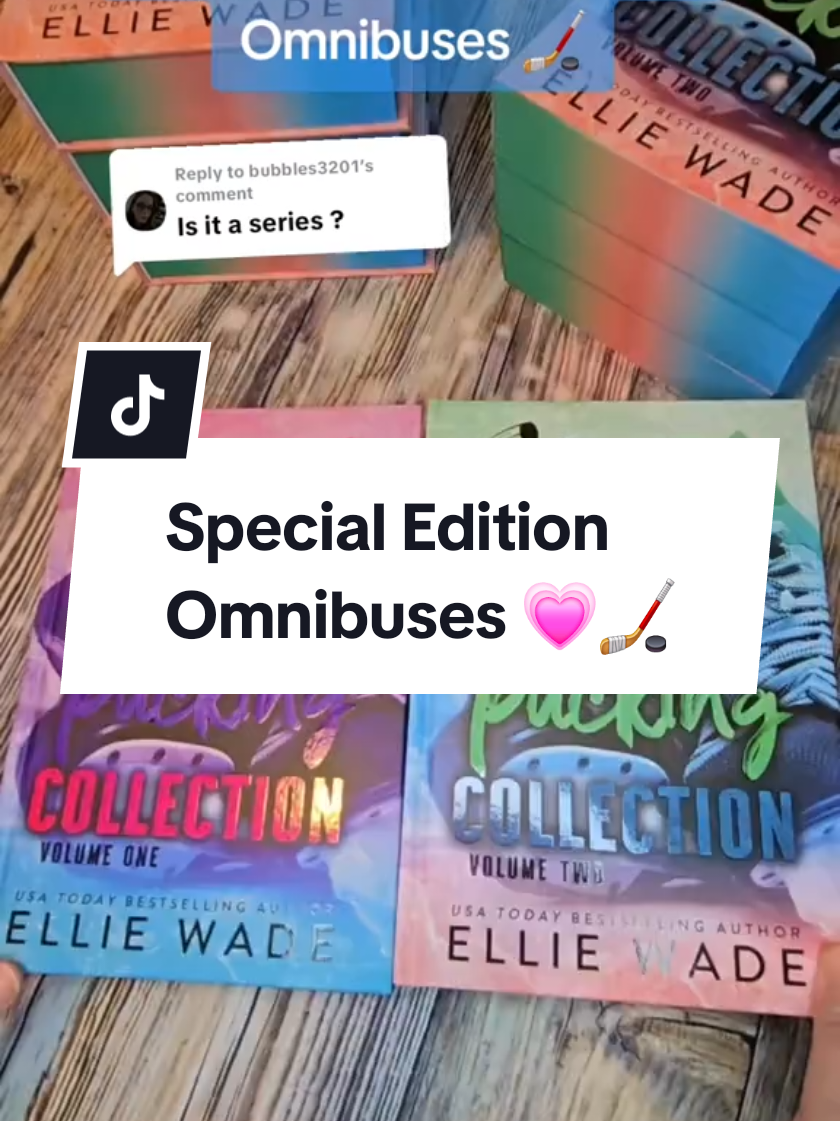🏒 ONE PUCKING COLLECTION: VOLUME 1 & VOLUME 2 – SPECIAL LIMITED EDITION OMNIBUS SET 🏒 Fall in love with the entire Crane Hockey Series in these two stunning collector’s edition omnibuses, available ONLY through me in my TikTok Shop. Together, they contain all six interconnected standalone novels PLUS 30,000 words of bonus epilogues not printed anywhere else! 💙 One Pucking Love 💙 One Pucking Heart 💙 One Pucking Wish 💙 One Pucking Destiny 💙 One Pucking Chance 💙 One Pucking Life 🔥 Romance tropes you’ll devour: ✨ Brother’s Best Friend ✨ Second Chance Romance ✨ Forced Proximity ✨ Fake Dating / Fake Relationship / Fake Marriage ✨ Vegas Wedding ✨ Enemies to Lovers ✨ Movie Star Athlete ✨ Forbidden Romance ✨ Love at First Sight ✨ Nanny/Boss Romance ✨ Surprise Baby ✨ Tortured Hero ✨ Reluctant to Love ✨ One Bed Each novel is a full-length, emotional, steamy sports romance (about a 3 chili pepper spice rating) that follows a different Crane hockey player on his journey to love while staying connected in the same unforgettable world. 📚 Available in Paperback & Hardcover 🎨 Beautiful sprayed edges ✍️ Signed by the author 🎁 Surprise swag included (varies with every order) 🚚 Free shipping included Whether you’re a sports romance addict or just discovering the hype, these limited edition omnibuses are a must-have for your shelf. Once they’re gone, they’re gone forever! 📦 Order today for signed books, bonus swag, and exclusive content you won’t find anywhere else. #HockeyRomance #SportsRomance #SignedBooks #tiktokshopcreatorpicks #limitededitionbooks 