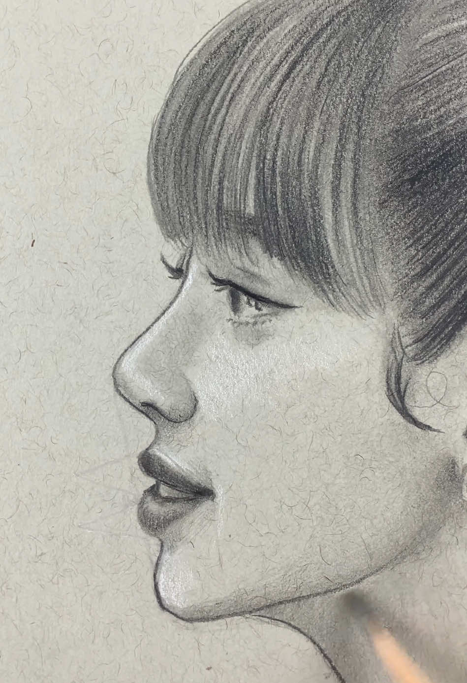 How to Draw The Lips form sideprofile #howtodraw #drawingtutorial #pencildrawing #asmr 