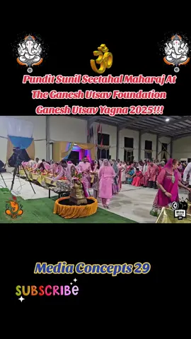 Pundit Sunil Seetahal Maharaj  & Members Of The  Ganesh Utsav Foundation For  Ganesh Utsav Yagna 2025!!!               🕉🕉🕉!!! LEVELS ABOVE!!! #MediaConcepts29!!!    🌟🌟🌟🌟🌟!!!       2025 The Year Of  Kishan B, & Media Concepts 29!!!       🔥🔥🔥!!! Remember It's  