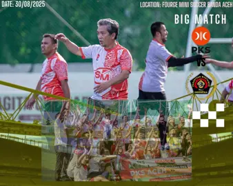 Sebuah kebanggan ketika menyempurnakan umpan Qiyadah kami Presiden PKS Ust Al Muzammil Yusuf menjadi goal 🥅 pada pertandingan persahabatan antara PKS vs PWI Aceh.