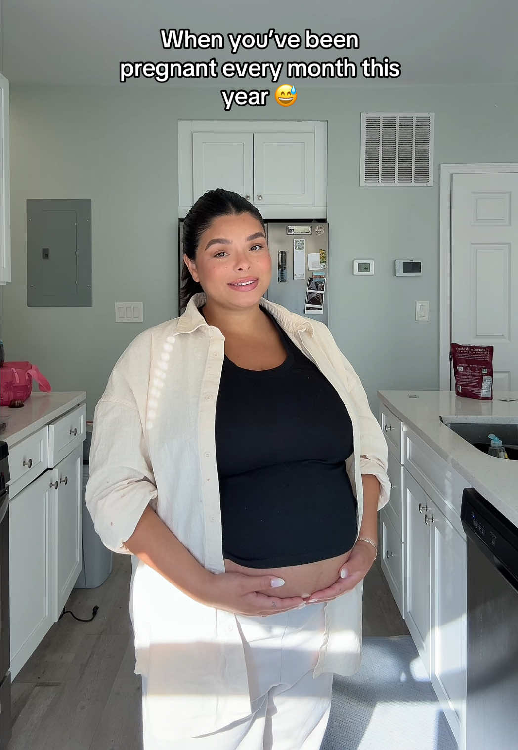 Haha it’s actually flying by! #momtobe #pregnancytok #boymom #millennialmom 