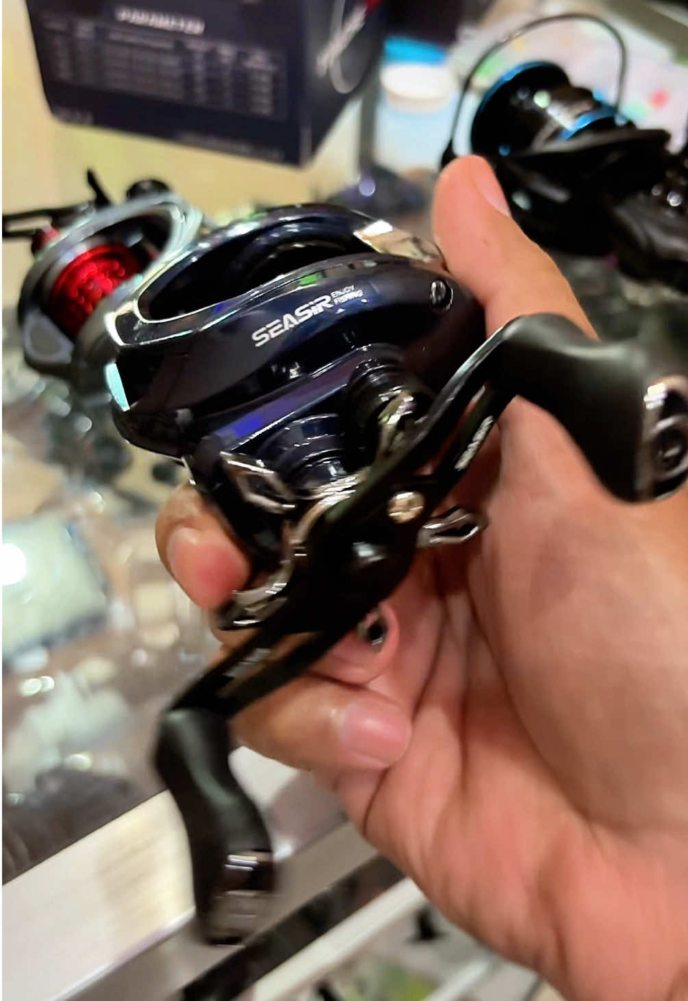 Membalas @Ponco junior reel bc murah reel bc longcast seasir vortex gear ratio 7.0:1 mqx drag 8kg #seasirvortex #reelbcmurah #reelbclongcast 
